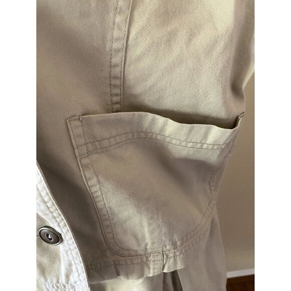 Susan Bristol Vintage Set of Button Down Vest & Skirt | Cream | Size 14 P - Picture 13 of 14